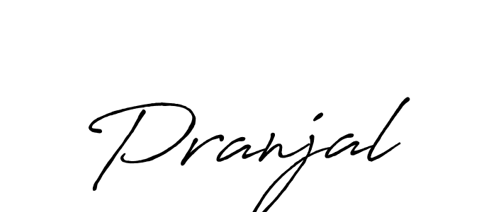 Use a signature maker to create a handwritten signature online. With this signature software, you can design (Antro_Vectra_Bolder) your own signature for name Pranjal. Pranjal signature style 7 images and pictures png