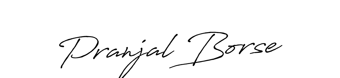 It looks lik you need a new signature style for name Pranjal Borse. Design unique handwritten (Antro_Vectra_Bolder) signature with our free signature maker in just a few clicks. Pranjal Borse signature style 7 images and pictures png