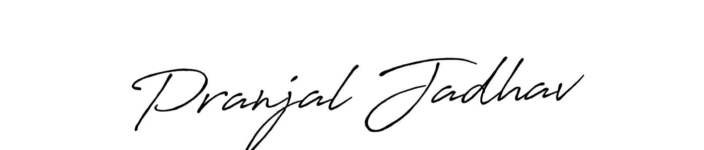 This is the best signature style for the Pranjal Jadhav name. Also you like these signature font (Antro_Vectra_Bolder). Mix name signature. Pranjal Jadhav signature style 7 images and pictures png