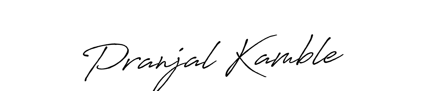 Use a signature maker to create a handwritten signature online. With this signature software, you can design (Antro_Vectra_Bolder) your own signature for name Pranjal Kamble. Pranjal Kamble signature style 7 images and pictures png