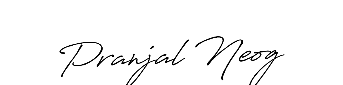 Also we have Pranjal Neog name is the best signature style. Create professional handwritten signature collection using Antro_Vectra_Bolder autograph style. Pranjal Neog signature style 7 images and pictures png