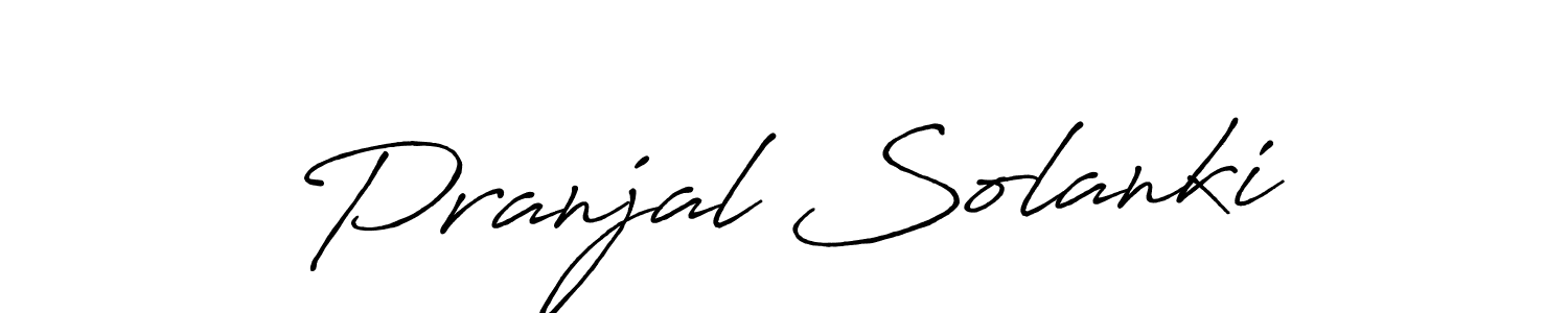 Also You can easily find your signature by using the search form. We will create Pranjal Solanki name handwritten signature images for you free of cost using Antro_Vectra_Bolder sign style. Pranjal Solanki signature style 7 images and pictures png