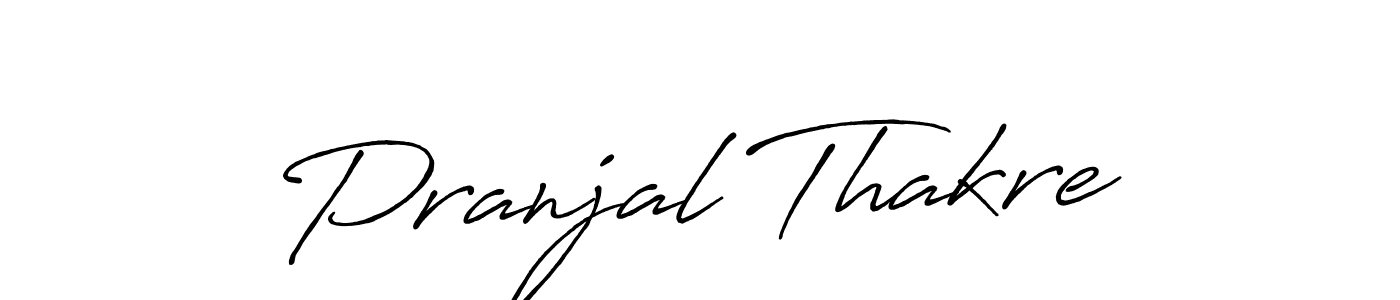 It looks lik you need a new signature style for name Pranjal Thakre. Design unique handwritten (Antro_Vectra_Bolder) signature with our free signature maker in just a few clicks. Pranjal Thakre signature style 7 images and pictures png