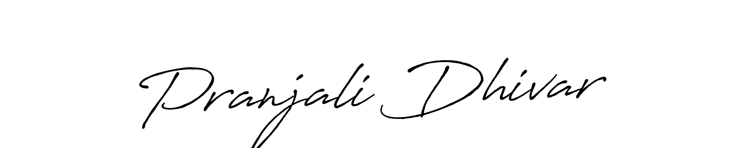 Make a beautiful signature design for name Pranjali Dhivar. Use this online signature maker to create a handwritten signature for free. Pranjali Dhivar signature style 7 images and pictures png