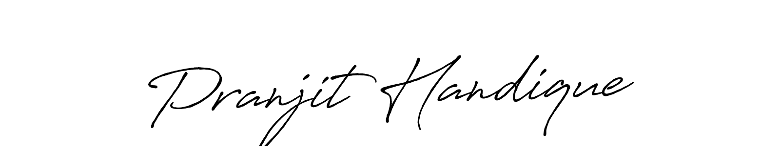 Similarly Antro_Vectra_Bolder is the best handwritten signature design. Signature creator online .You can use it as an online autograph creator for name Pranjit Handique. Pranjit Handique signature style 7 images and pictures png