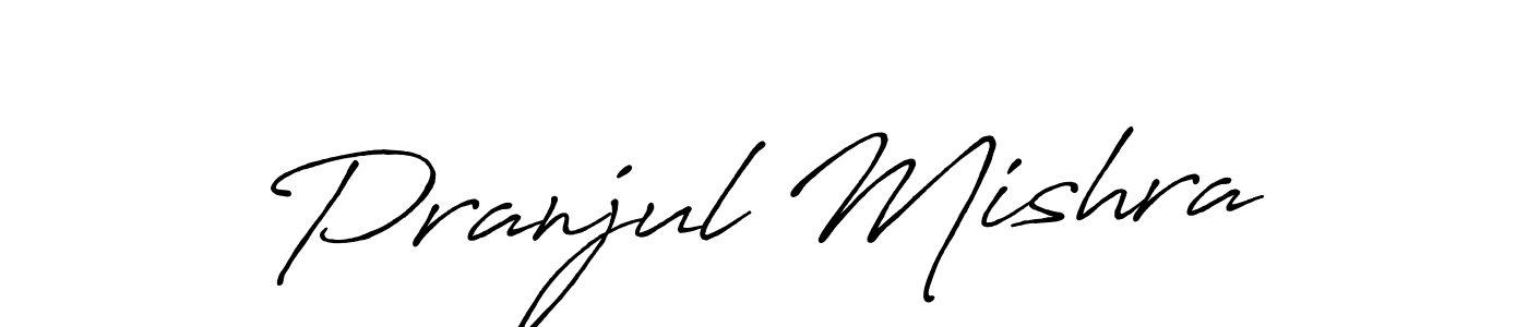 Also You can easily find your signature by using the search form. We will create Pranjul Mishra name handwritten signature images for you free of cost using Antro_Vectra_Bolder sign style. Pranjul Mishra signature style 7 images and pictures png