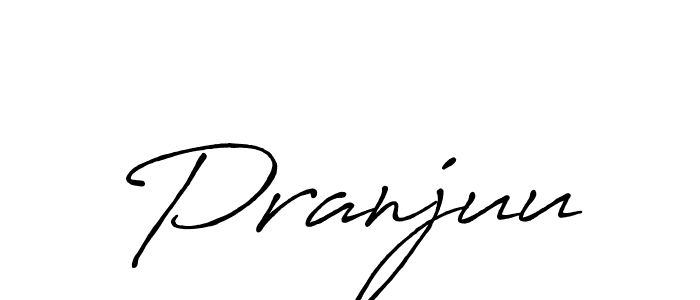 Antro_Vectra_Bolder is a professional signature style that is perfect for those who want to add a touch of class to their signature. It is also a great choice for those who want to make their signature more unique. Get Pranjuu name to fancy signature for free. Pranjuu signature style 7 images and pictures png