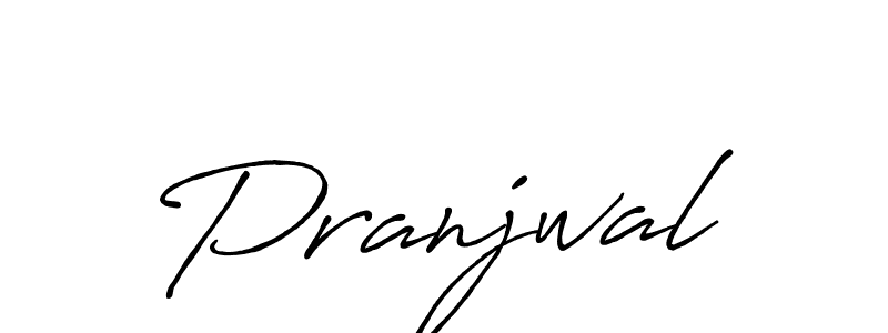 Use a signature maker to create a handwritten signature online. With this signature software, you can design (Antro_Vectra_Bolder) your own signature for name Pranjwal. Pranjwal signature style 7 images and pictures png