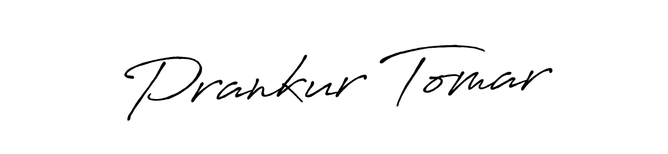 Prankur Tomar stylish signature style. Best Handwritten Sign (Antro_Vectra_Bolder) for my name. Handwritten Signature Collection Ideas for my name Prankur Tomar. Prankur Tomar signature style 7 images and pictures png