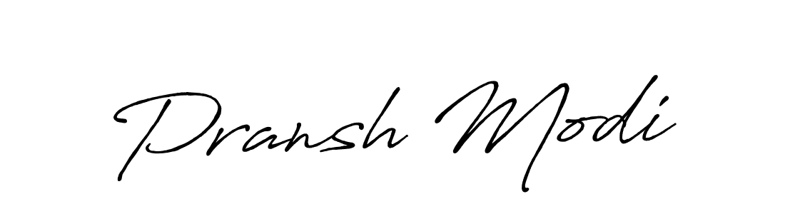 Once you've used our free online signature maker to create your best signature Antro_Vectra_Bolder style, it's time to enjoy all of the benefits that Pransh Modi name signing documents. Pransh Modi signature style 7 images and pictures png