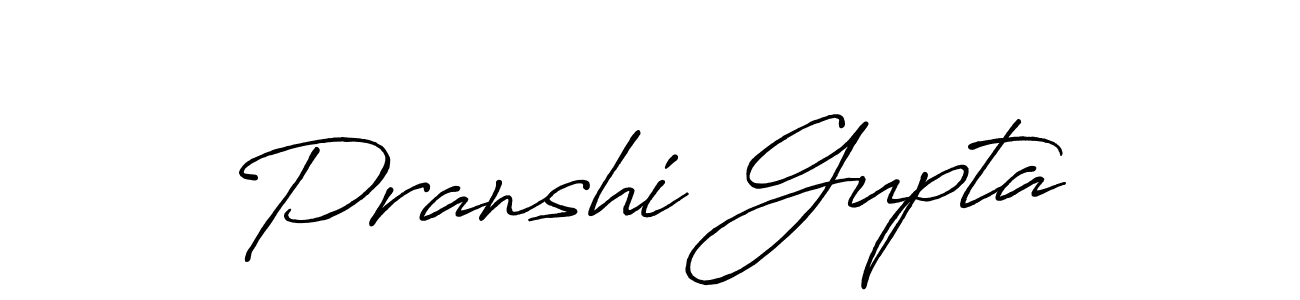 Make a short Pranshi Gupta signature style. Manage your documents anywhere anytime using Antro_Vectra_Bolder. Create and add eSignatures, submit forms, share and send files easily. Pranshi Gupta signature style 7 images and pictures png