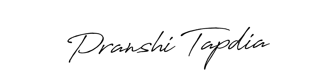 Once you've used our free online signature maker to create your best signature Antro_Vectra_Bolder style, it's time to enjoy all of the benefits that Pranshi Tapdia name signing documents. Pranshi Tapdia signature style 7 images and pictures png