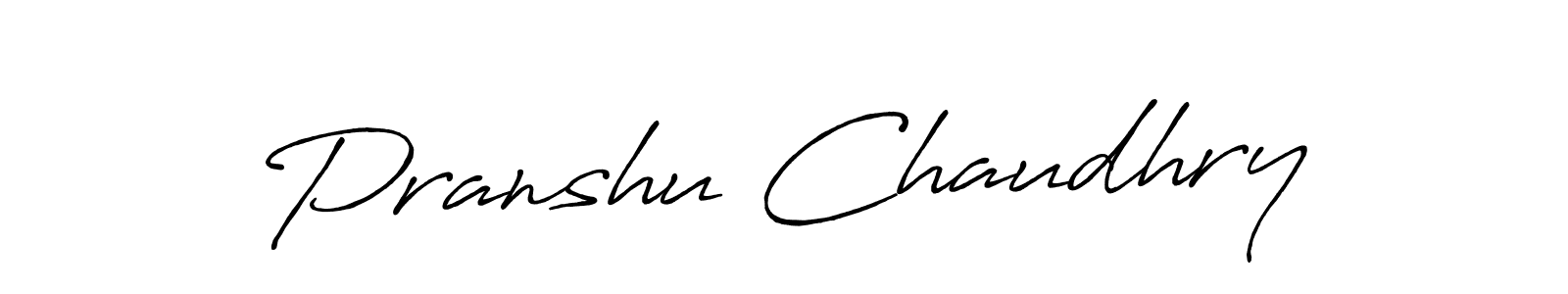 Make a beautiful signature design for name Pranshu Chaudhry. Use this online signature maker to create a handwritten signature for free. Pranshu Chaudhry signature style 7 images and pictures png