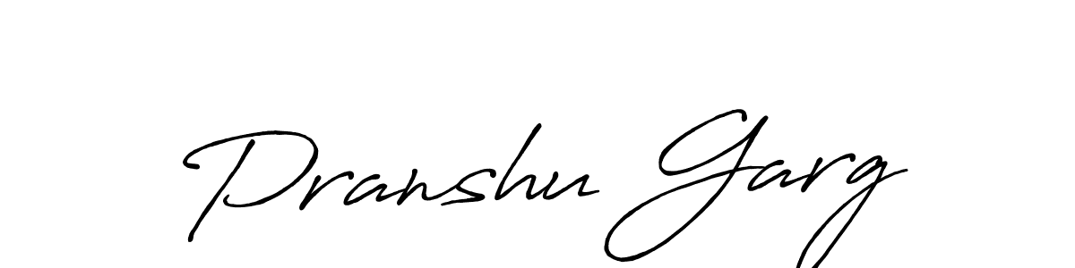 How to make Pranshu Garg signature? Antro_Vectra_Bolder is a professional autograph style. Create handwritten signature for Pranshu Garg name. Pranshu Garg signature style 7 images and pictures png