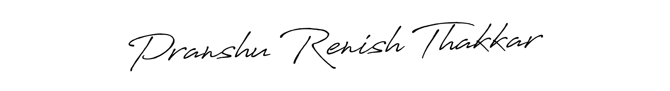 The best way (Antro_Vectra_Bolder) to make a short signature is to pick only two or three words in your name. The name Pranshu Renish Thakkar include a total of six letters. For converting this name. Pranshu Renish Thakkar signature style 7 images and pictures png