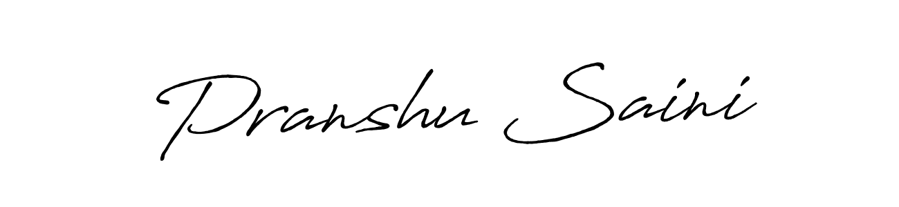 How to Draw Pranshu Saini signature style? Antro_Vectra_Bolder is a latest design signature styles for name Pranshu Saini. Pranshu Saini signature style 7 images and pictures png