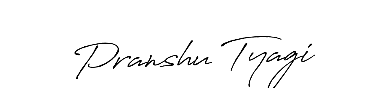 if you are searching for the best signature style for your name Pranshu Tyagi. so please give up your signature search. here we have designed multiple signature styles  using Antro_Vectra_Bolder. Pranshu Tyagi signature style 7 images and pictures png