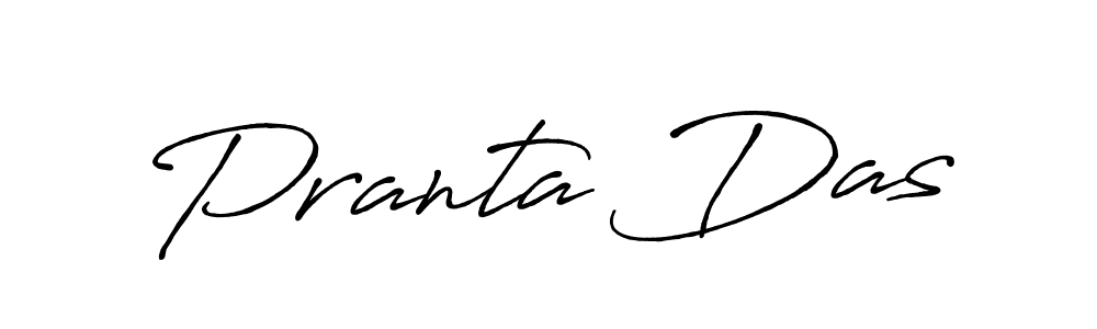 Make a beautiful signature design for name Pranta Das. With this signature (Antro_Vectra_Bolder) style, you can create a handwritten signature for free. Pranta Das signature style 7 images and pictures png