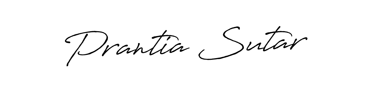 Also You can easily find your signature by using the search form. We will create Prantia Sutar name handwritten signature images for you free of cost using Antro_Vectra_Bolder sign style. Prantia Sutar signature style 7 images and pictures png