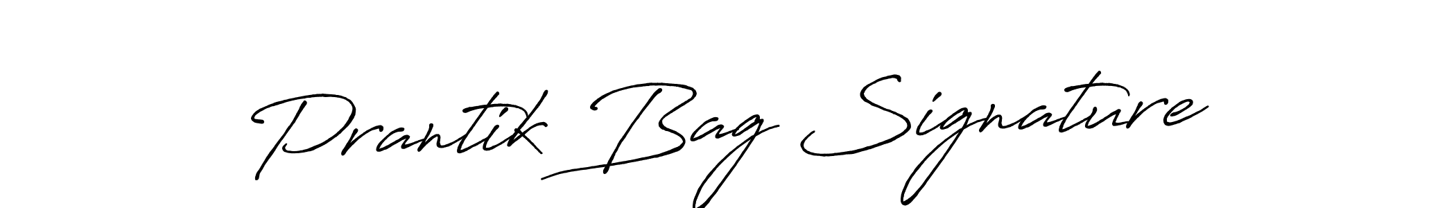 Similarly Antro_Vectra_Bolder is the best handwritten signature design. Signature creator online .You can use it as an online autograph creator for name Prantik Bag Signature. Prantik Bag Signature signature style 7 images and pictures png