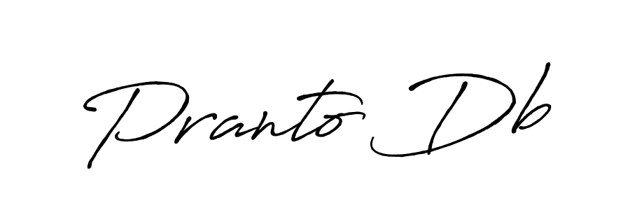 Once you've used our free online signature maker to create your best signature Antro_Vectra_Bolder style, it's time to enjoy all of the benefits that Pranto Db name signing documents. Pranto Db signature style 7 images and pictures png