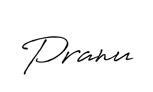 Create a beautiful signature design for name Pranu. With this signature (Antro_Vectra_Bolder) fonts, you can make a handwritten signature for free. Pranu signature style 7 images and pictures png