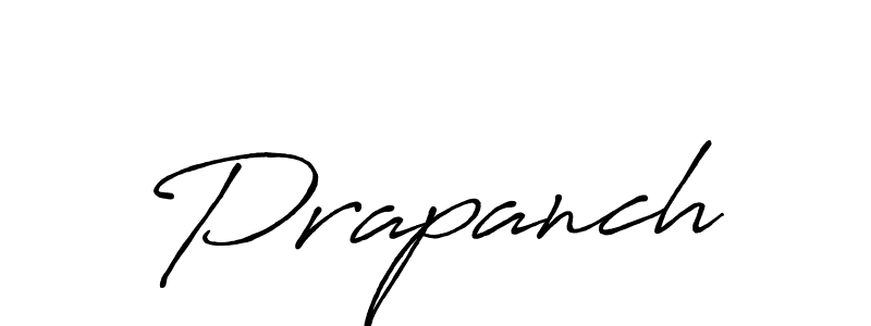 Prapanch stylish signature style. Best Handwritten Sign (Antro_Vectra_Bolder) for my name. Handwritten Signature Collection Ideas for my name Prapanch. Prapanch signature style 7 images and pictures png