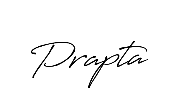 Create a beautiful signature design for name Prapta. With this signature (Antro_Vectra_Bolder) fonts, you can make a handwritten signature for free. Prapta signature style 7 images and pictures png