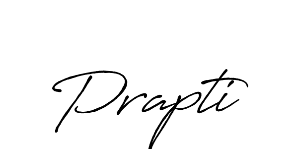 Make a beautiful signature design for name Prapti. With this signature (Antro_Vectra_Bolder) style, you can create a handwritten signature for free. Prapti signature style 7 images and pictures png