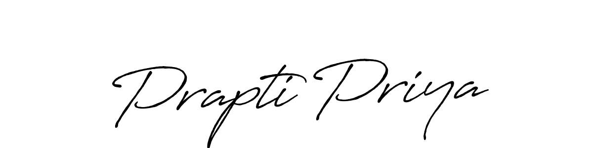 Once you've used our free online signature maker to create your best signature Antro_Vectra_Bolder style, it's time to enjoy all of the benefits that Prapti Priya name signing documents. Prapti Priya signature style 7 images and pictures png