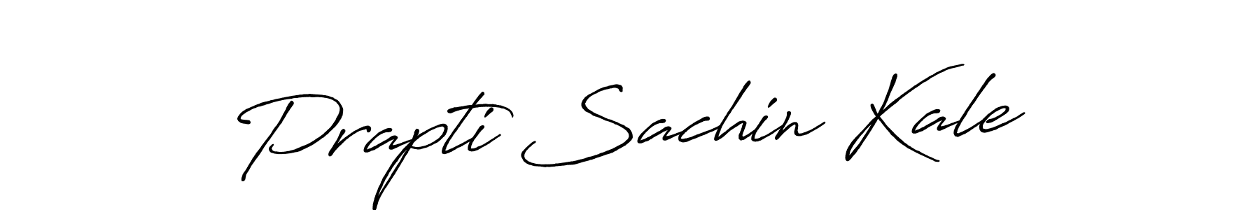 Make a short Prapti Sachin Kale signature style. Manage your documents anywhere anytime using Antro_Vectra_Bolder. Create and add eSignatures, submit forms, share and send files easily. Prapti Sachin Kale signature style 7 images and pictures png