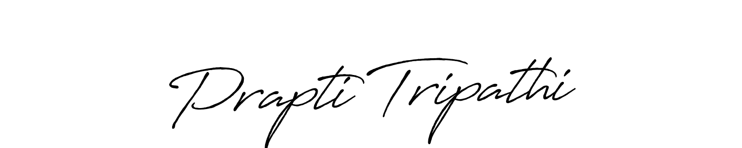 Design your own signature with our free online signature maker. With this signature software, you can create a handwritten (Antro_Vectra_Bolder) signature for name Prapti Tripathi. Prapti Tripathi signature style 7 images and pictures png