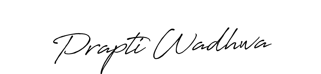 How to Draw Prapti Wadhwa signature style? Antro_Vectra_Bolder is a latest design signature styles for name Prapti Wadhwa. Prapti Wadhwa signature style 7 images and pictures png