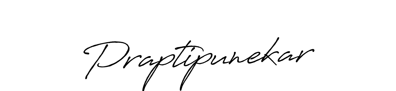 Use a signature maker to create a handwritten signature online. With this signature software, you can design (Antro_Vectra_Bolder) your own signature for name Praptipunekar. Praptipunekar signature style 7 images and pictures png