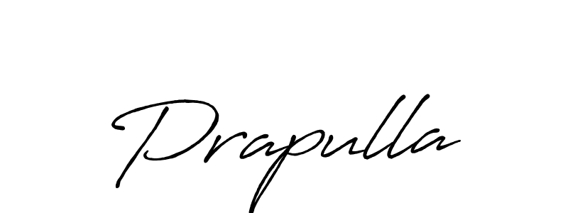 How to make Prapulla signature? Antro_Vectra_Bolder is a professional autograph style. Create handwritten signature for Prapulla name. Prapulla signature style 7 images and pictures png