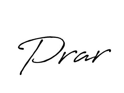 Design your own signature with our free online signature maker. With this signature software, you can create a handwritten (Antro_Vectra_Bolder) signature for name Prar. Prar signature style 7 images and pictures png