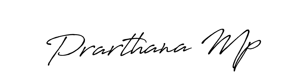 Create a beautiful signature design for name Prarthana Mp. With this signature (Antro_Vectra_Bolder) fonts, you can make a handwritten signature for free. Prarthana Mp signature style 7 images and pictures png