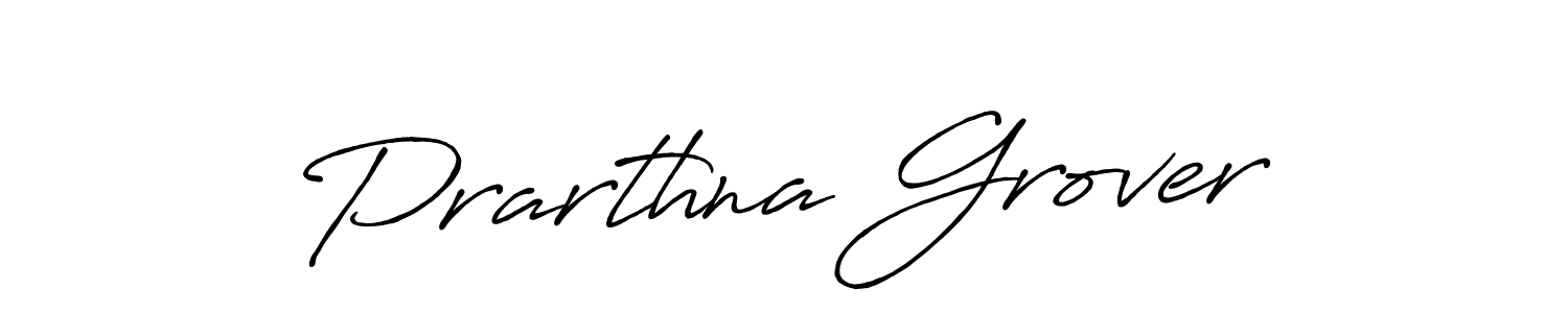 How to make Prarthna Grover signature? Antro_Vectra_Bolder is a professional autograph style. Create handwritten signature for Prarthna Grover name. Prarthna Grover signature style 7 images and pictures png