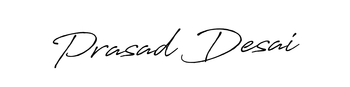 Make a beautiful signature design for name Prasad Desai. Use this online signature maker to create a handwritten signature for free. Prasad Desai signature style 7 images and pictures png