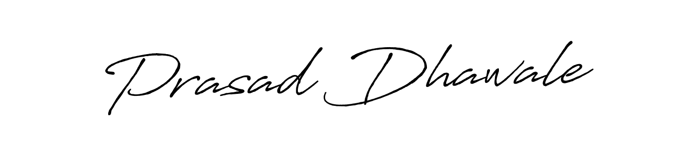 Make a beautiful signature design for name Prasad Dhawale. With this signature (Antro_Vectra_Bolder) style, you can create a handwritten signature for free. Prasad Dhawale signature style 7 images and pictures png