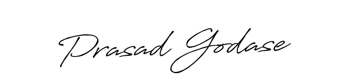 Design your own signature with our free online signature maker. With this signature software, you can create a handwritten (Antro_Vectra_Bolder) signature for name Prasad Godase. Prasad Godase signature style 7 images and pictures png