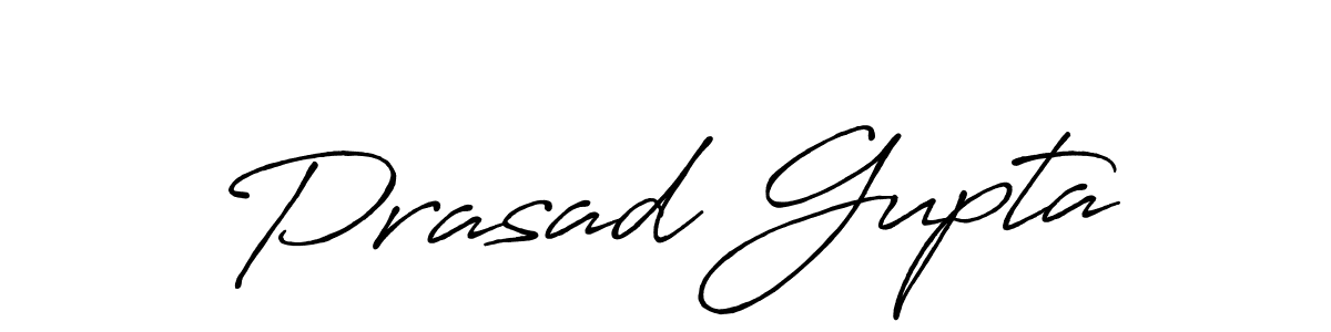 It looks lik you need a new signature style for name Prasad Gupta. Design unique handwritten (Antro_Vectra_Bolder) signature with our free signature maker in just a few clicks. Prasad Gupta signature style 7 images and pictures png