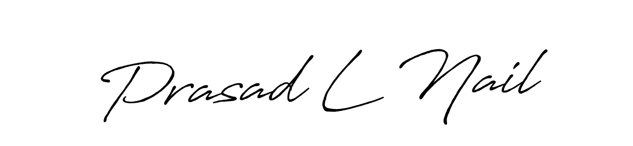 Antro_Vectra_Bolder is a professional signature style that is perfect for those who want to add a touch of class to their signature. It is also a great choice for those who want to make their signature more unique. Get Prasad L Nail name to fancy signature for free. Prasad L Nail signature style 7 images and pictures png