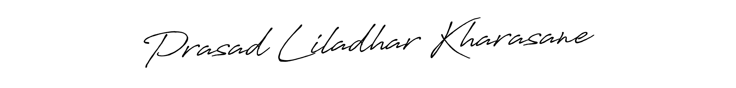 The best way (Antro_Vectra_Bolder) to make a short signature is to pick only two or three words in your name. The name Prasad Liladhar Kharasane include a total of six letters. For converting this name. Prasad Liladhar Kharasane signature style 7 images and pictures png