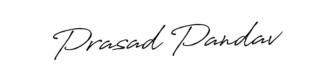 Use a signature maker to create a handwritten signature online. With this signature software, you can design (Antro_Vectra_Bolder) your own signature for name Prasad Pandav. Prasad Pandav signature style 7 images and pictures png