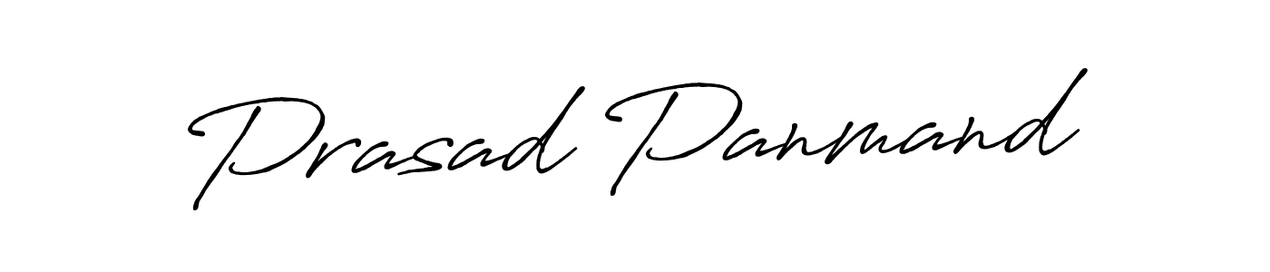 Design your own signature with our free online signature maker. With this signature software, you can create a handwritten (Antro_Vectra_Bolder) signature for name Prasad Panmand. Prasad Panmand signature style 7 images and pictures png