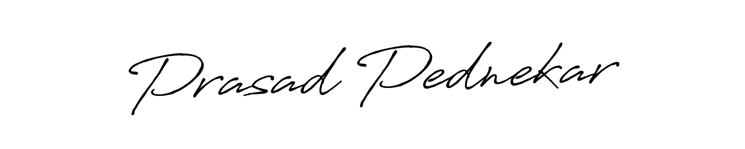 How to make Prasad Pednekar signature? Antro_Vectra_Bolder is a professional autograph style. Create handwritten signature for Prasad Pednekar name. Prasad Pednekar signature style 7 images and pictures png