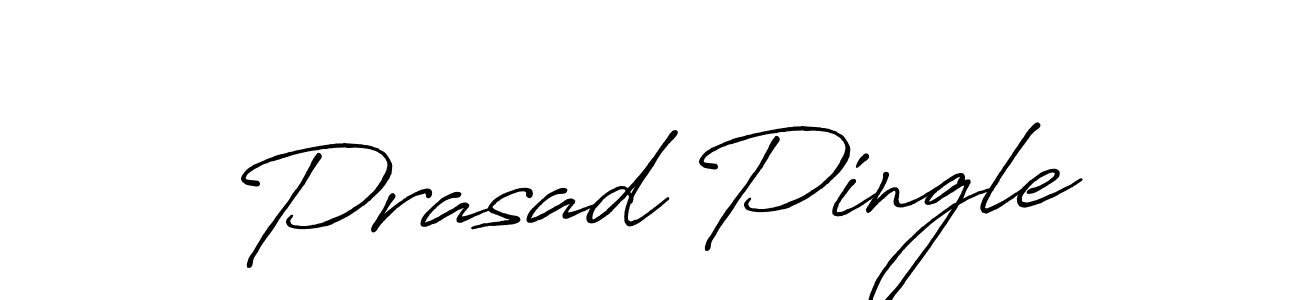 Similarly Antro_Vectra_Bolder is the best handwritten signature design. Signature creator online .You can use it as an online autograph creator for name Prasad Pingle. Prasad Pingle signature style 7 images and pictures png