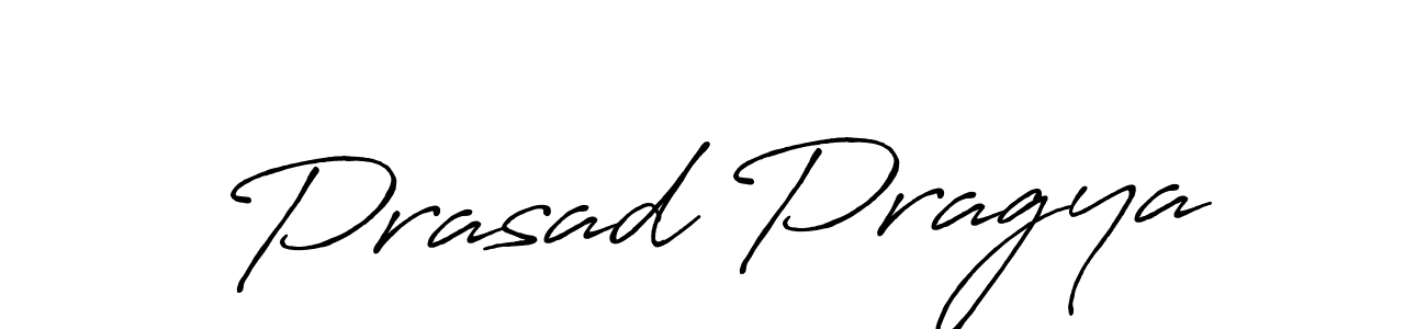Make a short Prasad Pragya signature style. Manage your documents anywhere anytime using Antro_Vectra_Bolder. Create and add eSignatures, submit forms, share and send files easily. Prasad Pragya signature style 7 images and pictures png