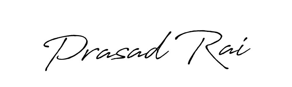 How to make Prasad Rai name signature. Use Antro_Vectra_Bolder style for creating short signs online. This is the latest handwritten sign. Prasad Rai signature style 7 images and pictures png